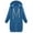 Blue, variant on BRAND FACTORY PRICE!Women's Long Hoodies Loose Fit Sweatshirt Outerwear Jacket Tunic Coat with Pockets Long Sleeve Casual Zip Up