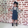 thumbnail image 6 of EnJoCho Baby Little Girl Denim Overalls,Simple Design Summer Jumpsuit Dress A-Line Jeans Dress with Pockets Dress Summer Girls, 6 of 8