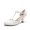 WHITE, variant on Dream Pairs Women's T-Strap Heels with 6.5cm Block Heel, Vintage-Inspired Mary Jane Pumps
