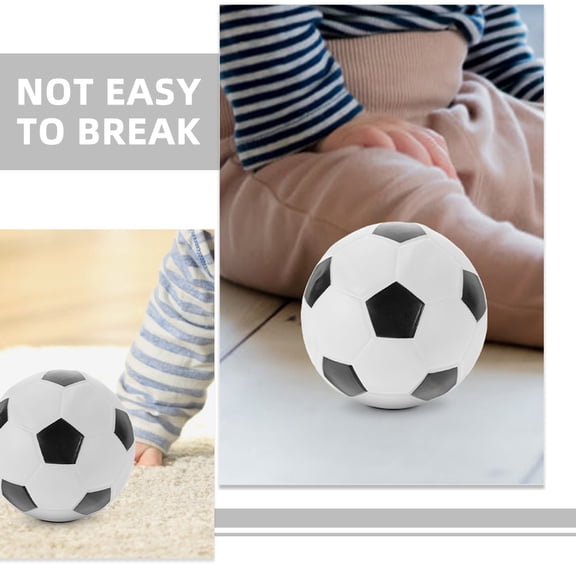 OULII Durable PVC Bouncy Ball for Kids Fun Play Assorted Color Educational Elasticity Ball Toy 2pcs for Fan Gear