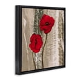 thumbnail image 3 of Stupell Industries French Country Rustic Red Anemones Black Floating Frame Canvas Art, 18 x 18, by Brian Foster, 3 of 8