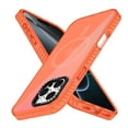 thumbnail image 2 of for iPhone 16 Pro Case Magnetic Phone Case Compatible with MagSafe, Soft TPU Bumper Hard Translucent Matte Back Slim Fit Grip Shockproof Protective Cover for Men Women Girls,Orange, 2 of 5