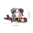 thumbnail image 2 of unbranded Figurinita Decorativa Para Exclusivo Pareja Para Ambiente Acogedor, 2 of 6