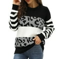 thumbnail image 1 of Suéter de Mujer Gibobby de Manga larga con cuello redondo Gris M, 1 of 3