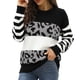 thumbnail image 1 of Gibobby Casual Suéter para Mujer, Suéter de manga larga con cuello redondo para mujer, de punto grueso, cálido(Gris,XG), 1 of 3