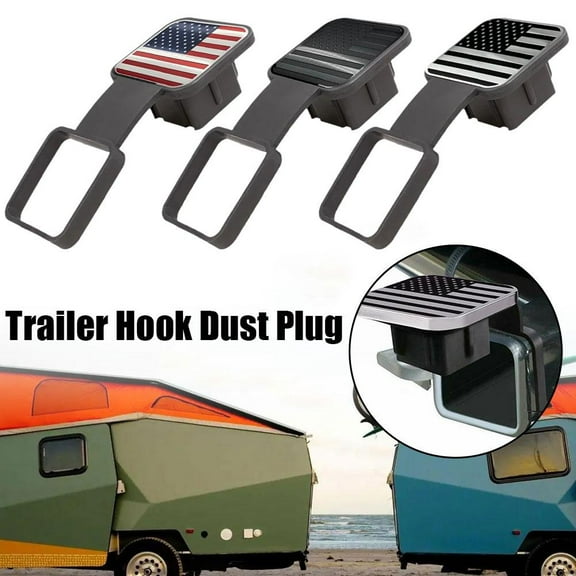 QHUDLV Trailer Hitch Receiver Cover,2 Inch Plug Protector,Rubber Dust Guard