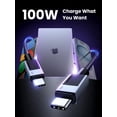 thumbnail image 4 of Cable USB C a USB C UGREEN de carga rápida de 100 W para iPhone, 4 of 8