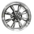 thumbnail image 1 of 4 Rines 17" barrenación 4-130 ancho 7.0 Compatibles con vocho Modelo Minilight Gun Metal, 1 of 3