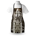 thumbnail image 3 of Modern Apron Two Cylinder Engine Engineer Bikes and Cars Lovers Inspired Image Photo, Unisex Kitchen Bib Apron with Adjustable Neck for Cooking Baking Gardening, Grey and Dark Brown, by Ambesonne, 3 of 3