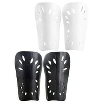 OFFIGAM Youth Soccer Shin Guards 2 Pairs Lightweight Comfortable Football Calf Pads Assorted Colors for Kids