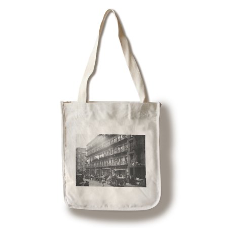 Apartment Building with Clothes Drying Outside NYC Photo (100% Cotton Tote Bag -