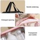 thumbnail image 3 of Bolso cosmético transparente del lavado, de gran capacidad, impermeable y simple, hecho del PVC y de la PU, 3 of 5