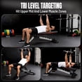 thumbnail image 2 of Mikolo Adjustable Weight Bench, FID 8 Positions Foldable Workout Bench, Support up to 1200LBS, 2 of 9