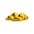 thumbnail image 5 of Women Buckle Double Crisscross Footbed Slide Sandals 18391, 5 of 6