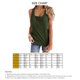 thumbnail image 4 of Camiseta sin mangas con botones y cuello en U para mujer, camisa informal elegante de punto acanalado de Color puro, sin mangas, para trabajo de oficina, 4 of 6