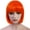 TF2202-Orange, variant on Onedor 10" Short Straight Hair Flapper Cosplay Costume Bob Wig (TF2202 - Orange)