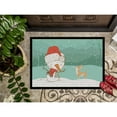 thumbnail image 3 of Tan Chihuahua Snowman Christmas Door Mat, 3 of 4