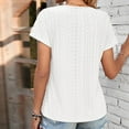 thumbnail image 6 of Womens Short Sleeve Blouses O Neck T Shirt Dressy Casual Tops plus Size T Shirts Casual T Shirt Top Long Sleeve Polyester Spandex Plain Long Sleeve Shirt Women Space Pack Tennis Shirt Women Mod Bod, 6 of 6