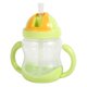 thumbnail image 2 of 280ML taza linda del bebé pajita para beber niños aprendiendo biberón tazas de entrenamiento verde, 2 of 4