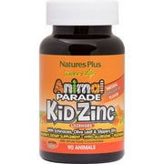Nature's Plus Animal Parade KidZinc Tangerine Flavor 90 Lozenge