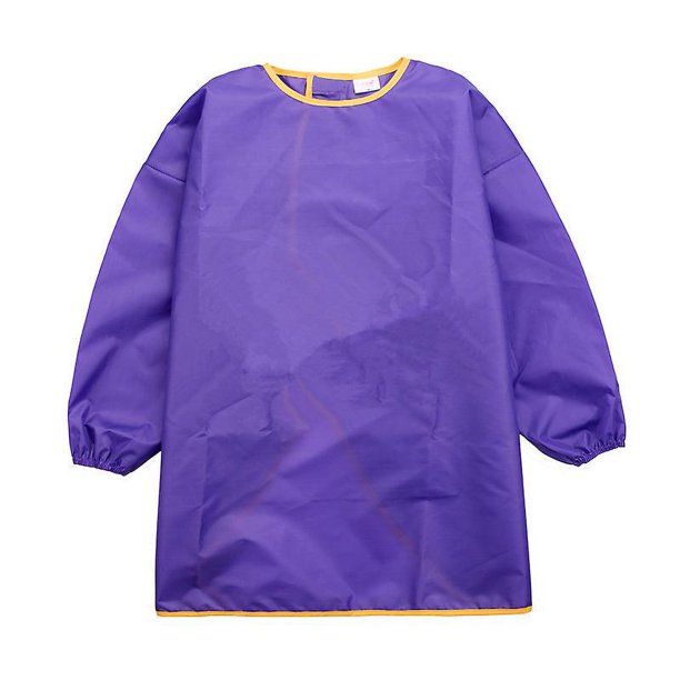 L Can Diy Monos de protección del medio ambiente Ropa de pintura para niños Ropa impermeable antivestido para bebés Ropa para comer Delantal para niños grandes