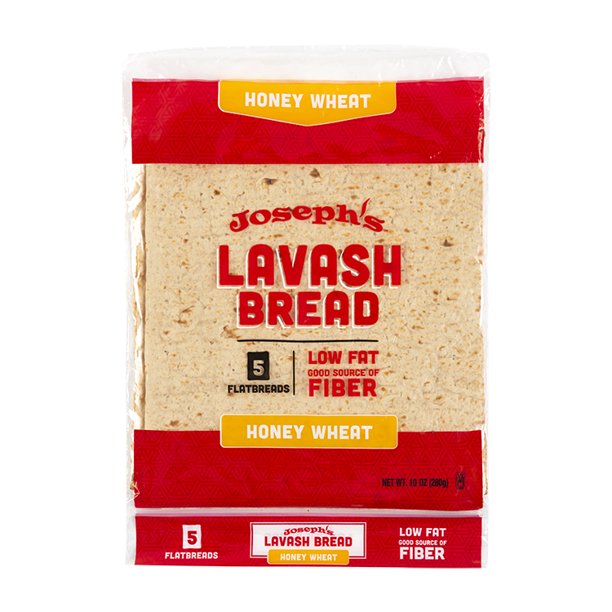 Joseph's Honey Wheat Flatbread, 5ct, 10 oz