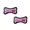 Pink, variant on TUFFY® Jr Bone Pink Leopard, 2-Pack, Durable Plush Squeaky Dog Toys