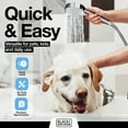 thumbnail image 2 of BLACK+DECKER Stainless Steel Dual Shower Heads with 5-Spray Setting Shower Head System, Chrome, 2 of 7