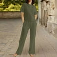 thumbnail image 5 of Pyhlmscde Linen Sets for Women 2 Piece, Womens Jumpsuit, Women 2 Piece Outfits Sets, 5 of 6