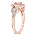 thumbnail image 3 of Everly Women's Morganite 10K Rose Gold Engagement Ring, 3 of 8