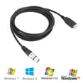 thumbnail image 3 of Cable De Micrófono USB A Xlr, Cable De Audio De 200 Cm, Para Transmitir Música Digital Y Grabar Sonido, 3 of 7