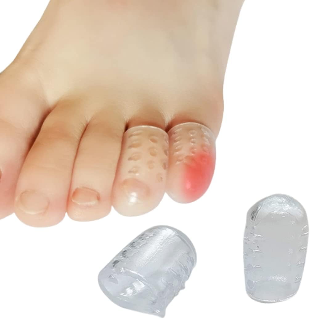Silicone Toe Guards,Small Toe Protective Cover, Breathable Silicone Toe