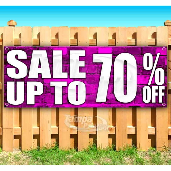 Sale Up To 70% Off 13 oz Vinyl Banner With Metal Grommets