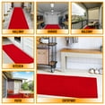 thumbnail image 5 of Ottomanson Extra Long Hallway Runner Non-Slip 2x31 Indoor Utility Rug, 2' x 31', Red, 5 of 10