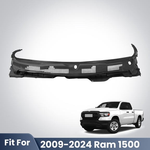 Front Grille Wiper Cowl Windshield Panel For 2009-2024 Dodge Ram 1500 2500 3500