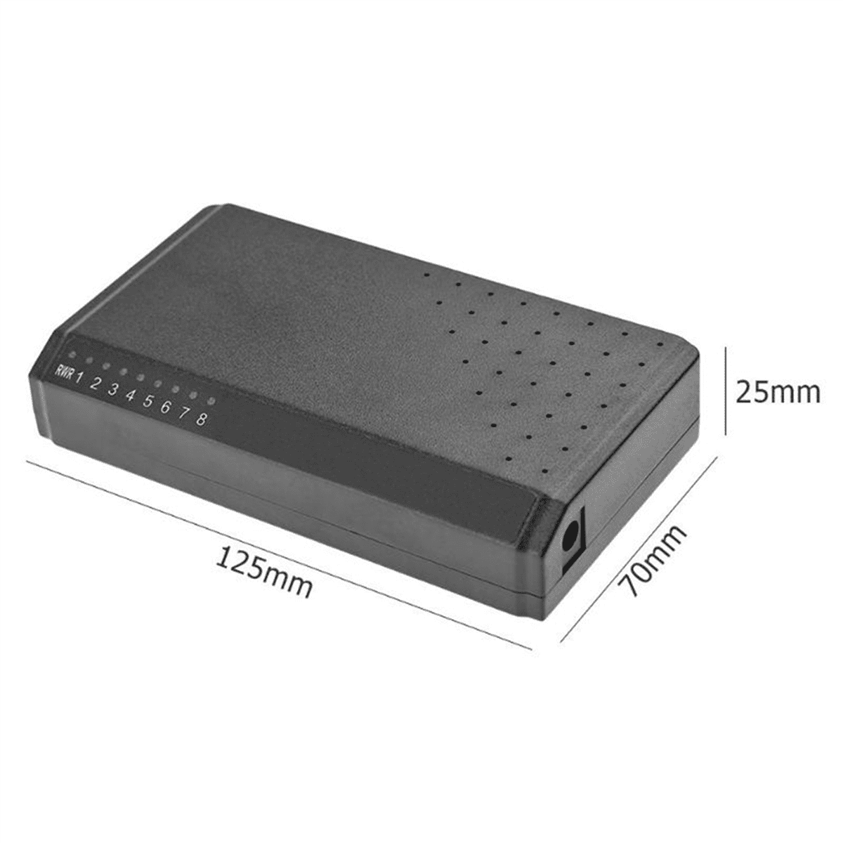 10X 8 Ports 6+2 POE Switch Injector Power over RJ45 Ethernet Family Network System 10/100M Without Power Adapter