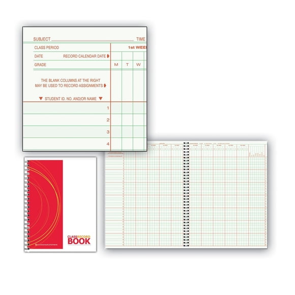 Libro de Registro de Clases Hammond & Stephens 8 Materias 23x31 cm