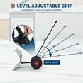 thumbnail image 5 of Snow Shovel with Wheels, Rolling Snow Pusher Shovel with 29.13"W x 13.78"H / 16.54"HAngle Adjustable Blade & Handle, Easy Push Removal Tool for Driveway, Sidewalk and Patio, 5 of 8
