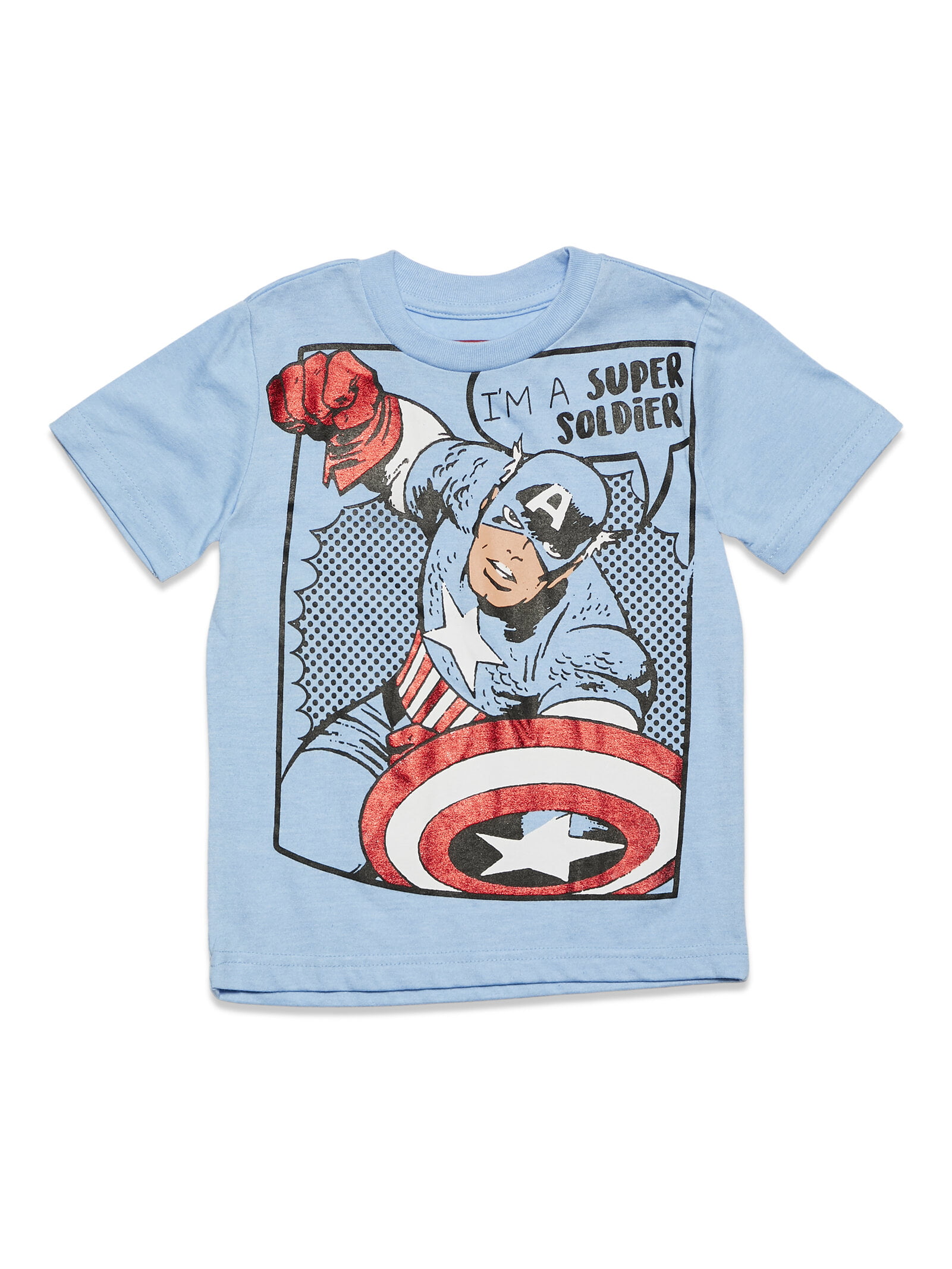 Man Avengers Captain Iron Pack Kid Little Toddler Spider-Man to Big T-Shirts Boys America Marvel 4
