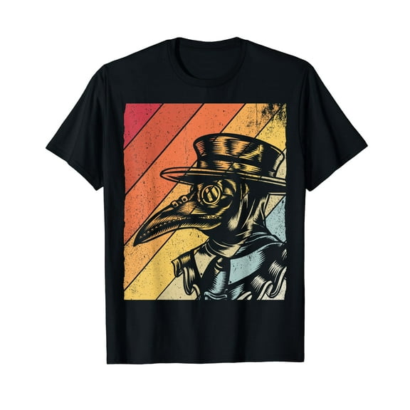 Vintage Plague Doctor Retro Doctor Disguise Plague Doctor T-Shirt