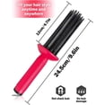 thumbnail image 5 of Peine rizador antideslizante y cepillo rizador esponjoso para peinados en cabello húmedo y seco. Ideal para viajes., 5 of 5