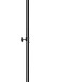 thumbnail image 3 of Benjara BM221277 Wood & Metal Frame Clothes Rack with 1 Shelf & Casters, Brown & Black, 3 of 5