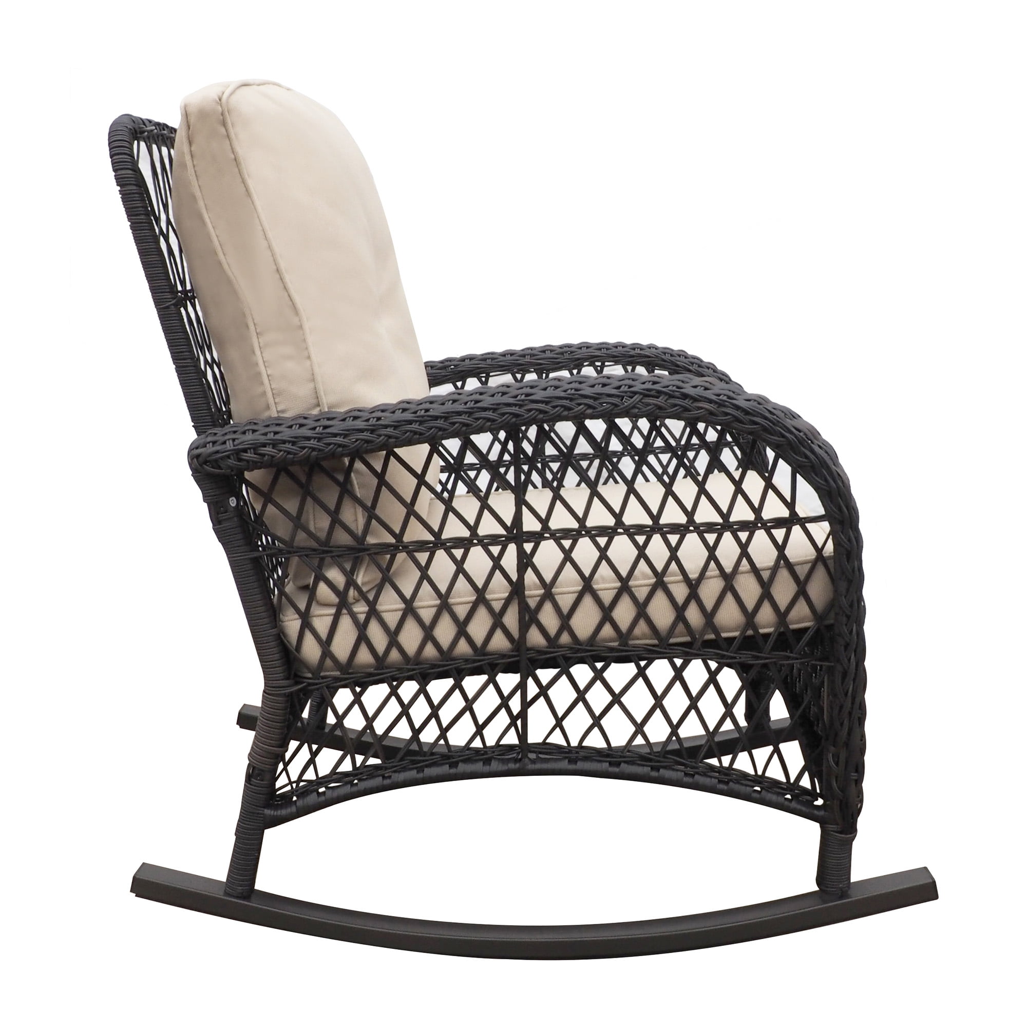 Aimee Lii 3 Pieces Conversation Set, Outdoor Wicker Rocker Patio Bistro Set, Pool Deck Furniture Set with Rocking Chair and Glass Top Side Table Aimee Lii 3 Pieces Conversation Set, Outdoor Wicker Rocker Patio Bistro Set, Pool Deck Furniture Set with Rocking Chair and Glass Top Side Table