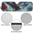 thumbnail image 6 of HUIACONG Eagle Windshield Sunshade, Sun Visor for UV Rays & Heat Protection, Suitable for Wrangler, Compass, Gladiator & Renegade , for Jeep Wrangler | X-Small - 60x21 inches, 6 of 6