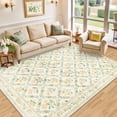 thumbnail image 2 of Alfombra PLHXFR 305 x 244 cm floral, lavable, suave y antideslizante, 2 of 9