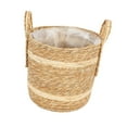 thumbnail image 2 of Cesta tejida para maceta con forro, decoración multifuncional con 30 cmx30cm, 2 of 9