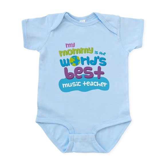 CafePress - Music Teacher Gift For Kids Infant Bodysuit - Baby Light Bodysuit, Size Newborn - 24 Months