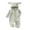 Green, variant on JIAYUE Baby Waffle Ribbed Jumpsuit Long Sleeve Hooded Bunny Ear Dots Print Full Snap Romper for Casual Party