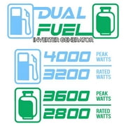 منتجات Pulsar GD400BN ، 4000 واط وقود مزدوج فائق الهدوء محمول وقدرة متوازية ، جاهز RV ، متوافق مع CARB