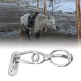 thumbnail image 1 of Pieza De Anillo De Amarre Para Caballos, Accesorio Para Caballos De Acero Inoxidable Anillo De Amarre De Seguridad Para Caballos Flexible Y Conveniente Fácil De Instalar Fácil De, 1 of 7